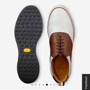 Allen Edmonds Straits Saddle Golf Shoe Size 9 D (Standard Width)